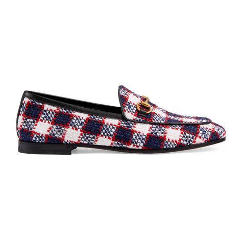 gucci loafer tweed|Gucci lace up loafers.